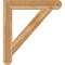 Ekena Millwork Traditional Craftsman Rough Sawn Bracket, Western Red Cedar, 6"W x 40"D x 44"H BKT06X40X44TRA04RWR - alternate 3